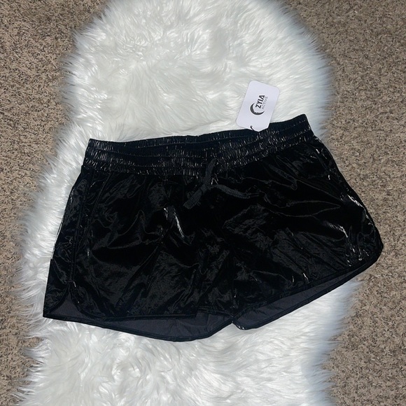 Zyia Midnight Gloss Bomber Shorts - Picture 6 of 11